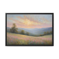 Blue Ridge Mountains Oil Painting Print – Appalachian Landscape Wall Art