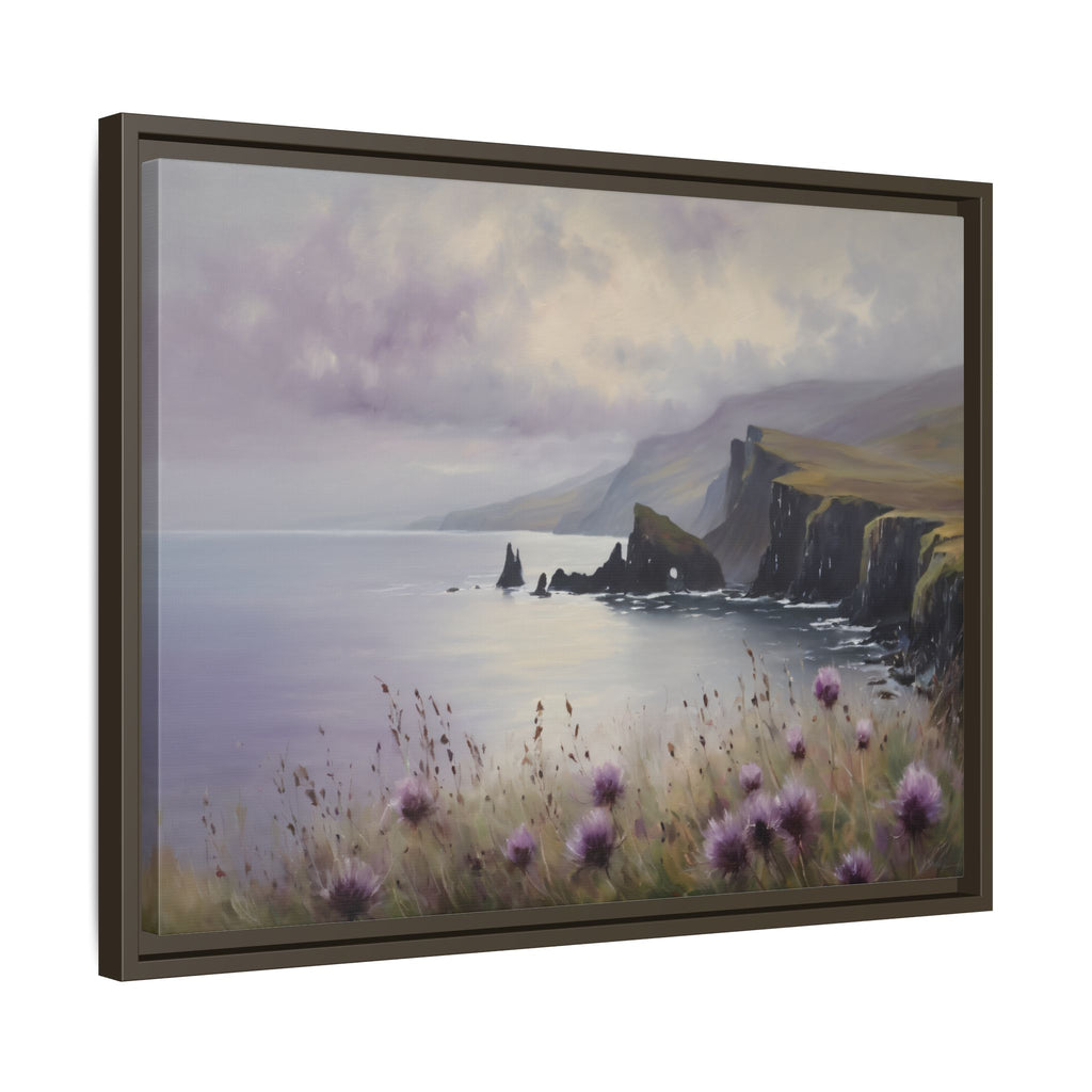 Isle of Skye Oil Painting Print – Scottish Highlands Landscape Wall Art