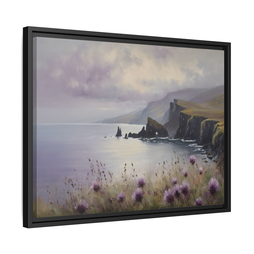 Isle of Skye Oil Painting Print – Scottish Highlands Landscape Wall Art